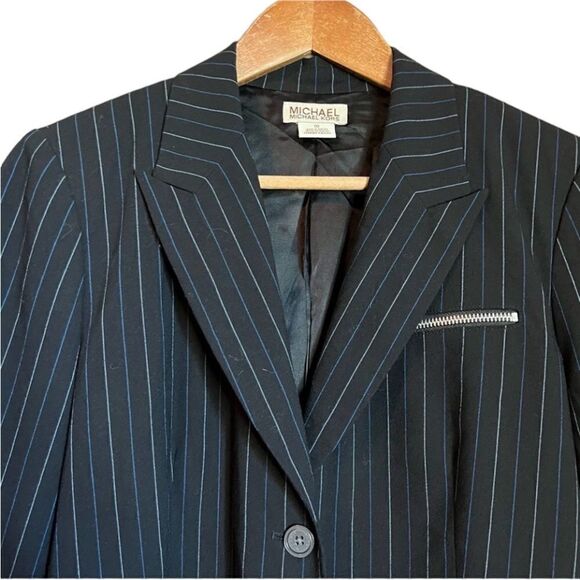 Michael Michael Kors black striped blazer - Picture 3 of 13